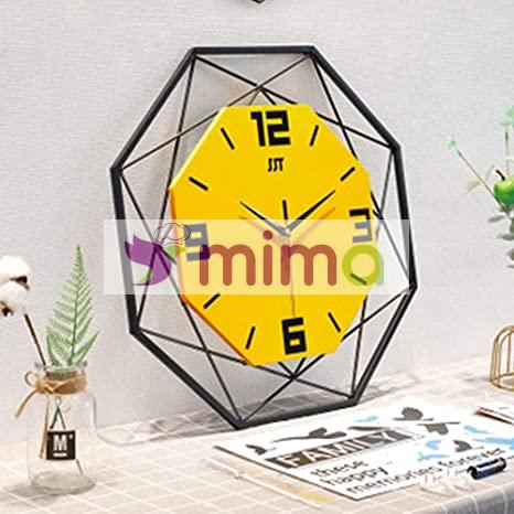 Iron Art Large Clock With Luminous Wall Clock Simple Nordic Iron Art Large Clock With Luminous Wall Clock Simple Nordic